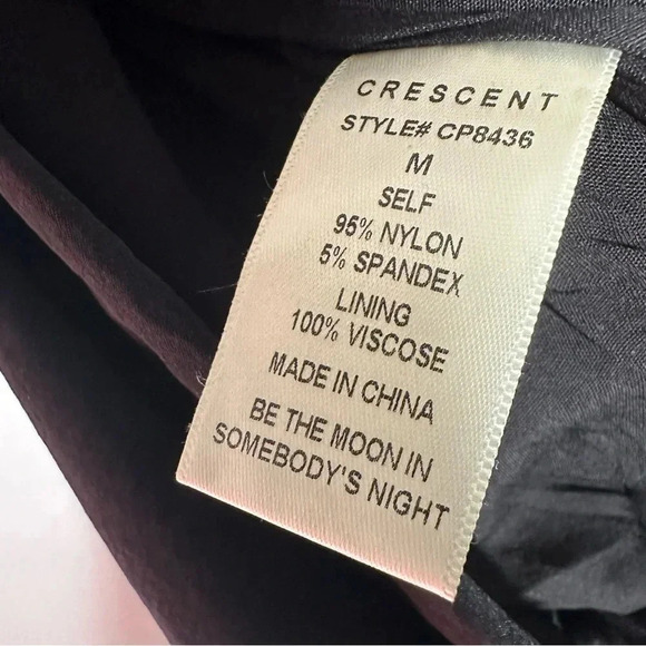 CRESCENT NWT Black Selma Wide Leg Pants Size Medium - Picture 11 of 11